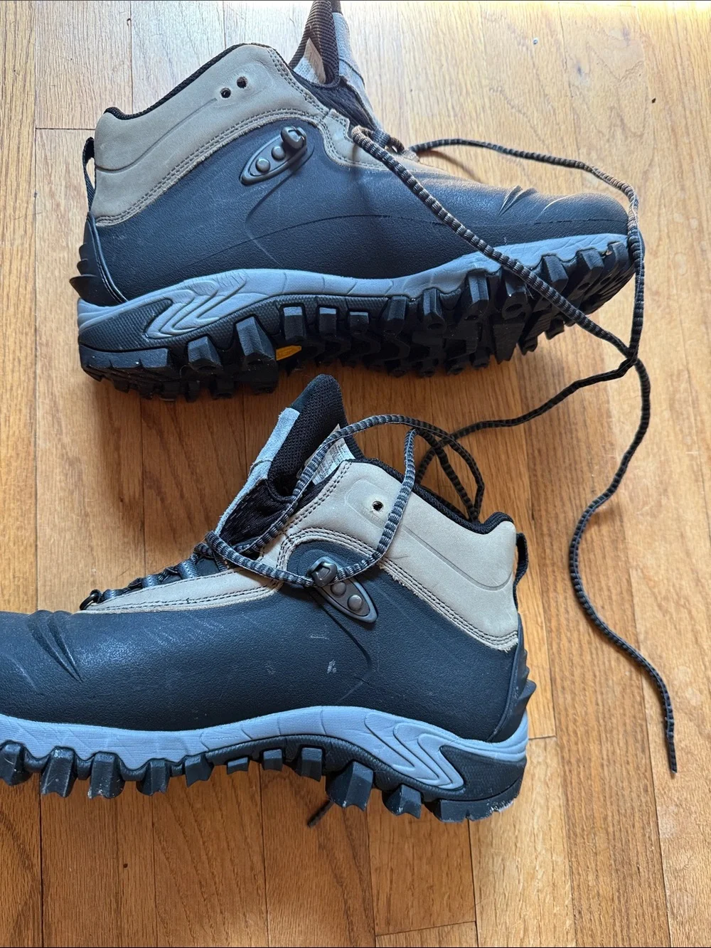 Merrell Men's Black and Gray Trail Waterproof Hiking Boots